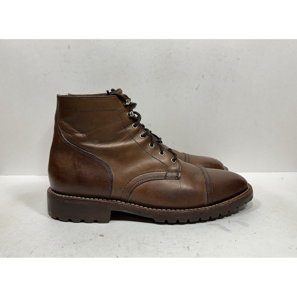 Thursday Boot Company Captain StormKing Mens Size 12 Cap Toe Lug Sole Brown